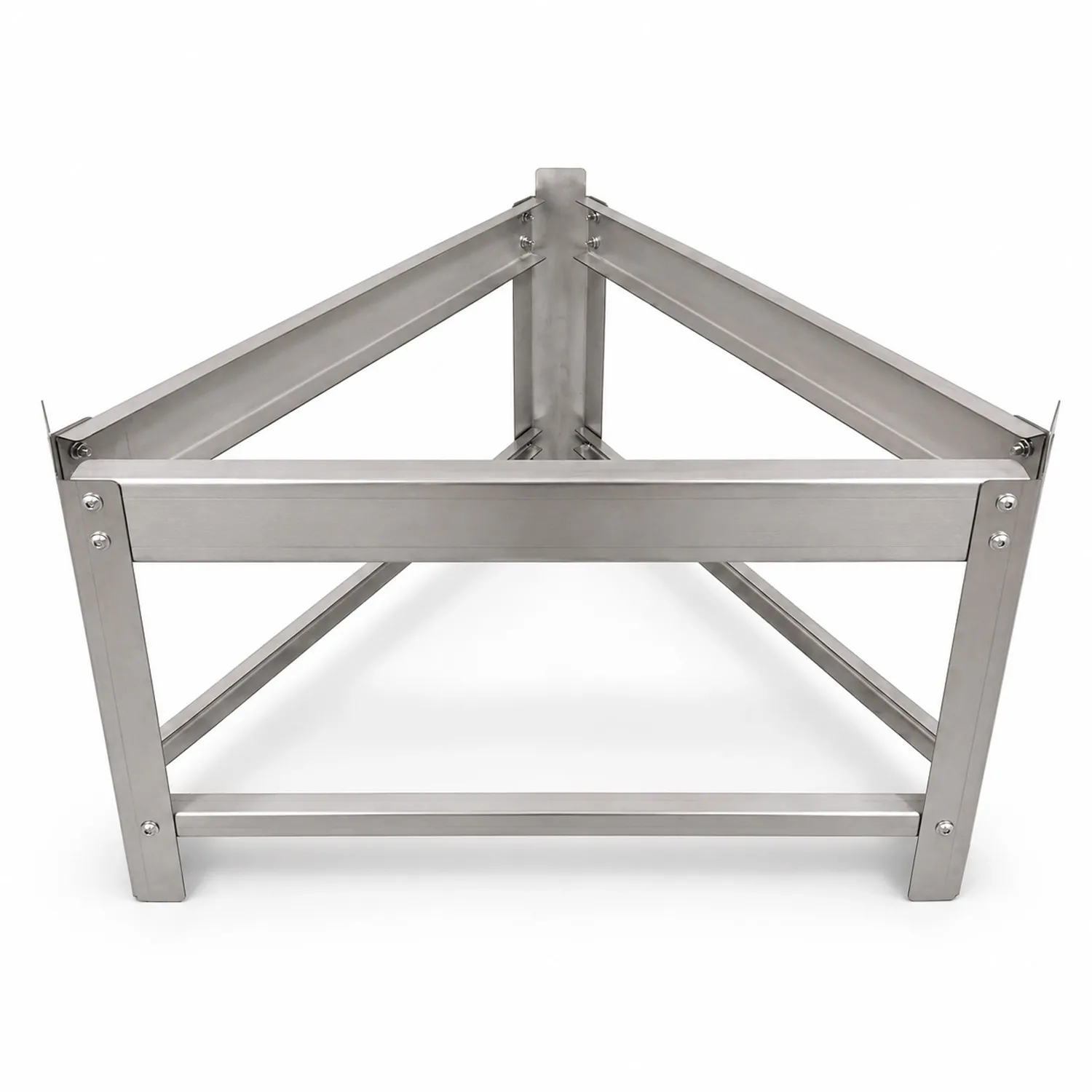 Suport inox tri-pod asablabil (butoi 250/350 L) 610 × 610 × 300 mm