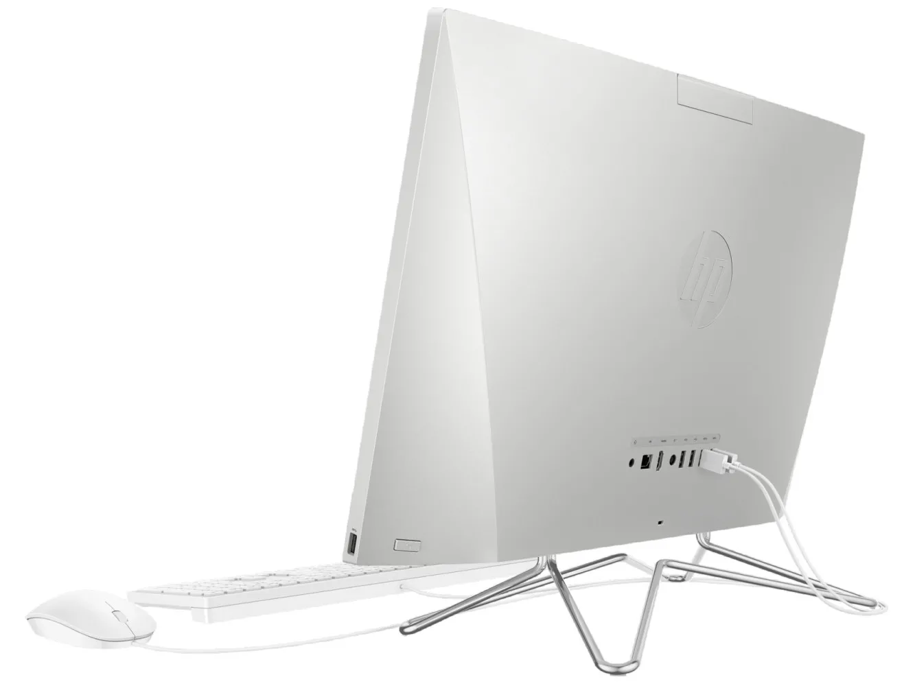Computer All-in-One HP 24-df1049ur, 23,8", Intel Core i3-1125G4, 8GB/256GB, FreeDOS, Alb