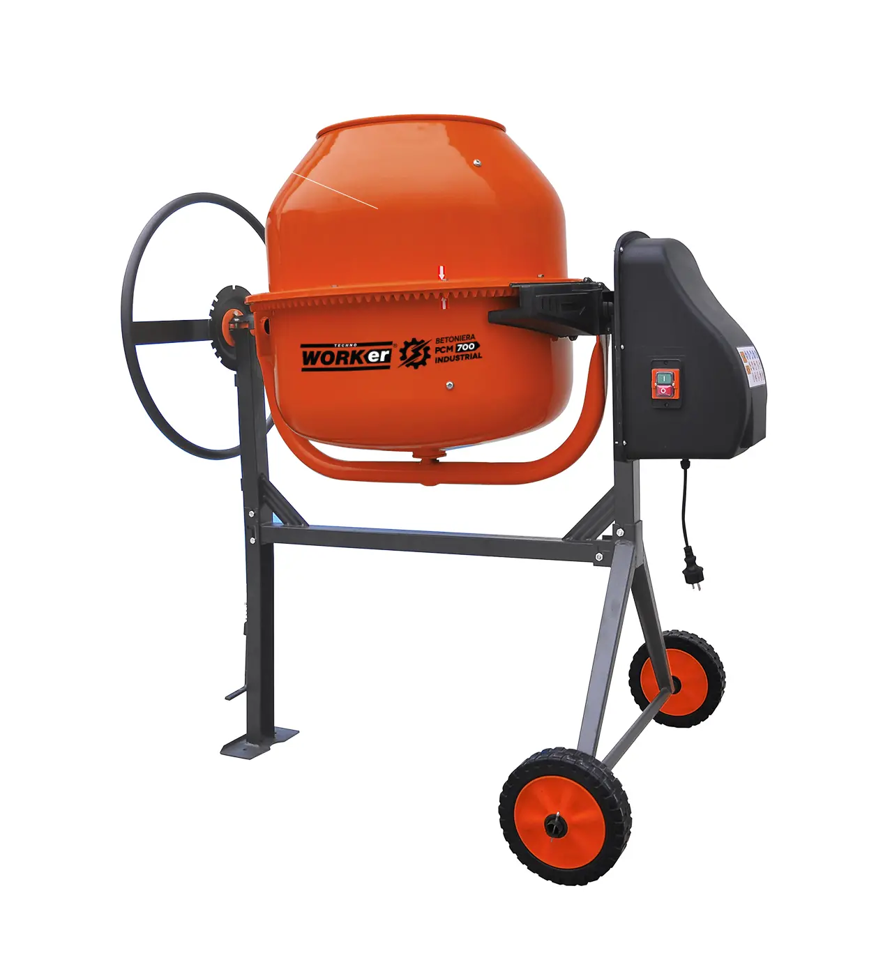 Betoniera TechnoWorker 200 L (Motor cupru) 