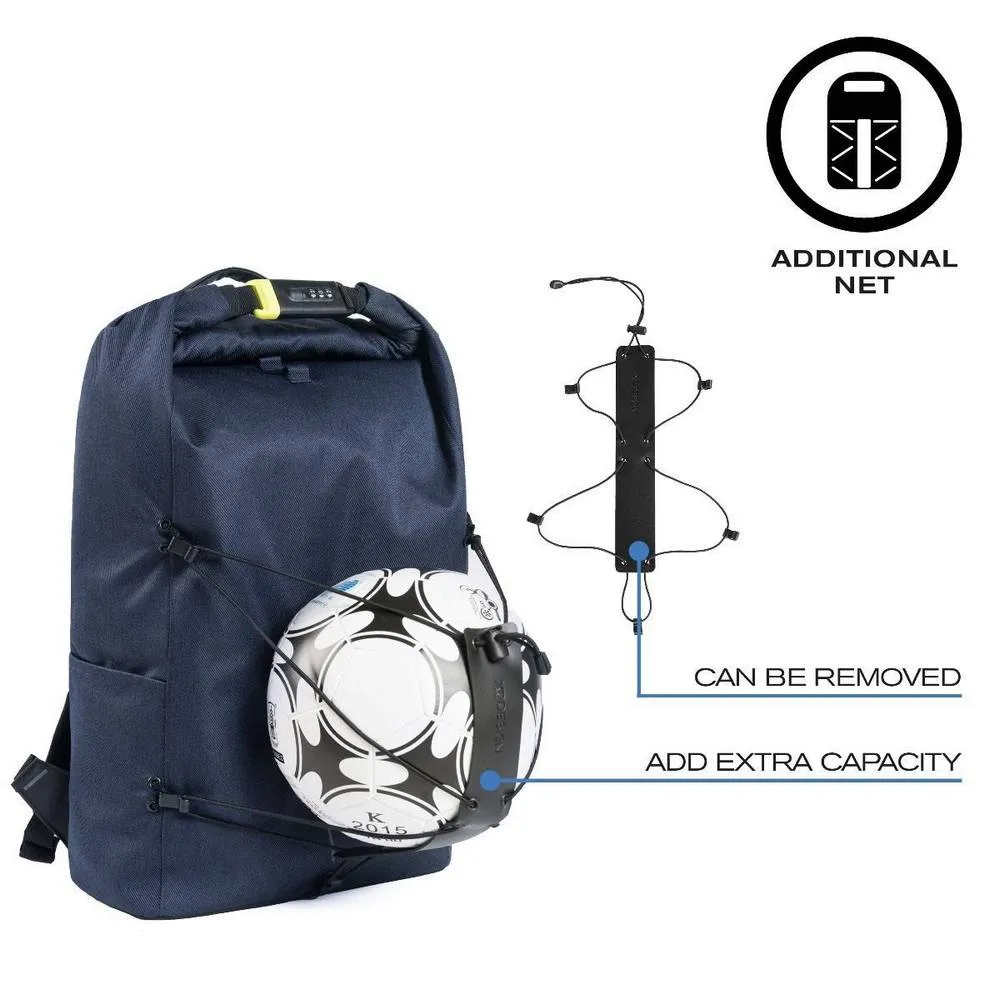 Rucsac zilnic Bobby Urban Lite, 15.6", Textil, Albastru închis