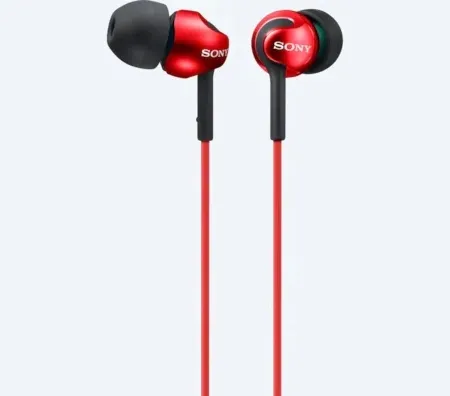 Căști SONY MDR-EX110AP, Roșu