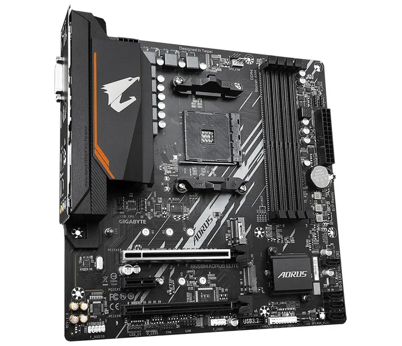 Placă de bază Gigabyte B550M AORUS ELITE, AM4, AMD B550, Micro-ATX