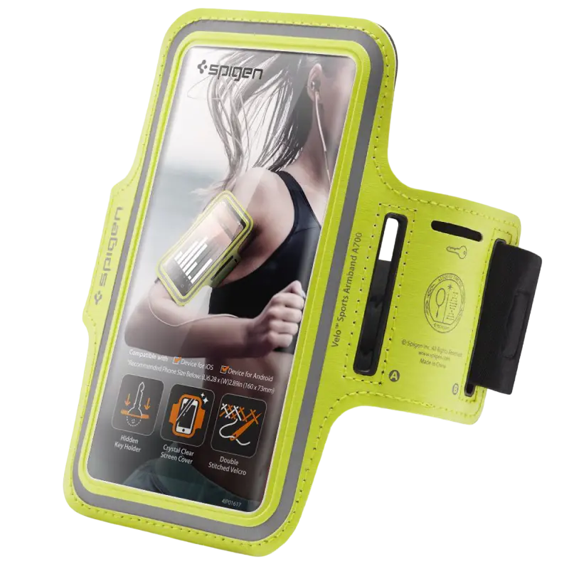 Husa arm band universala Spigen A700, Neon