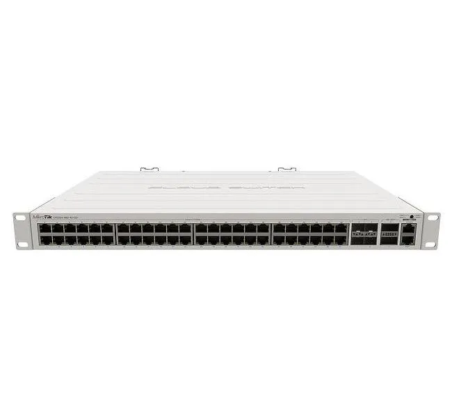 Router MikroTik CRS354-48G-4S+2Q+RM, Alb