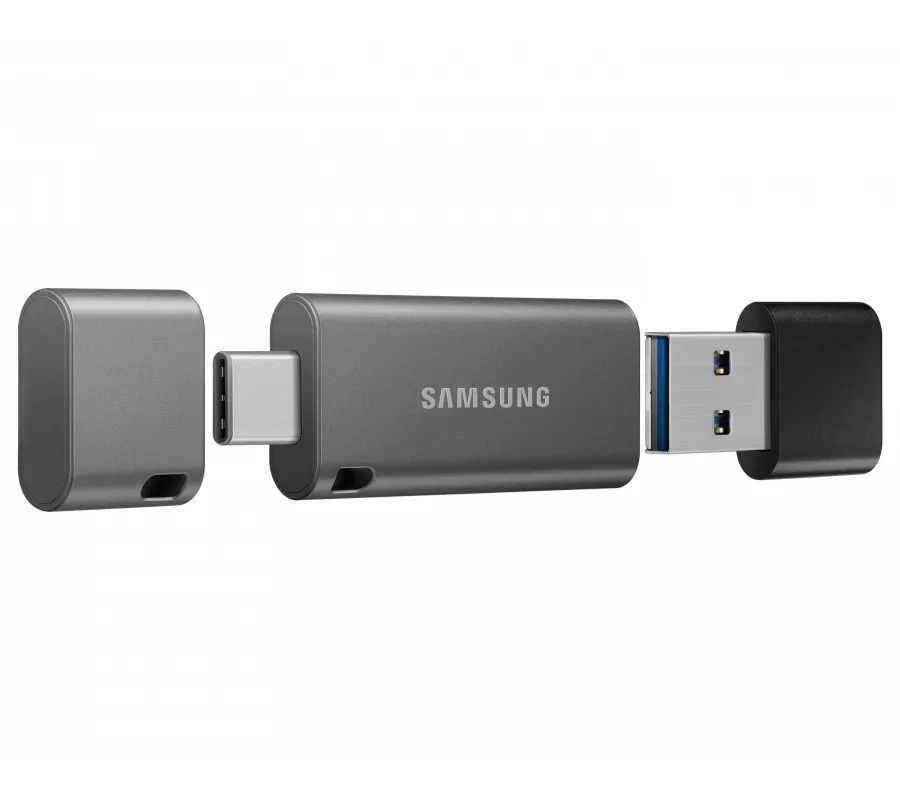 Memorie USB Samsung DUO Plus, 256GB, Gri/Negru