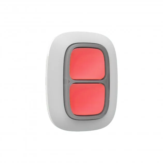 Buton de urgență Ajax DoubleButton, Alb