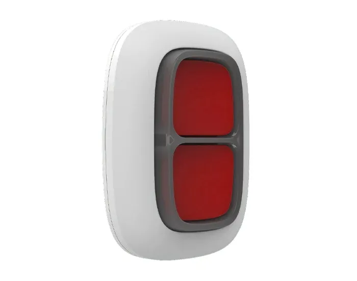 Buton de urgență Ajax DoubleButton, Alb
