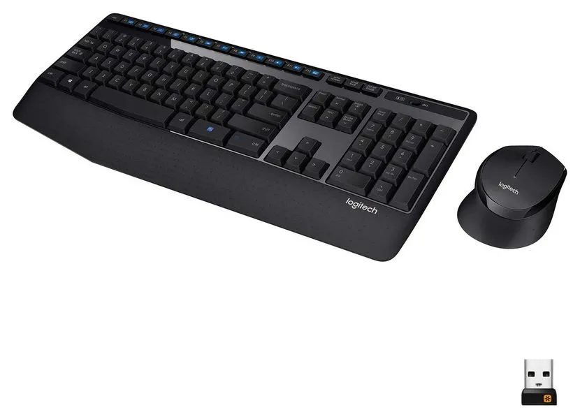 Set Tastatură + Mouse Logitech MK345, Fără fir, Negru