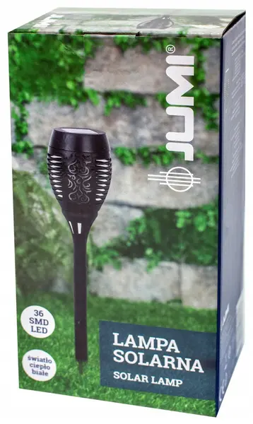Lampa de gradina cu panou solar 36 LED (Efect flacara)