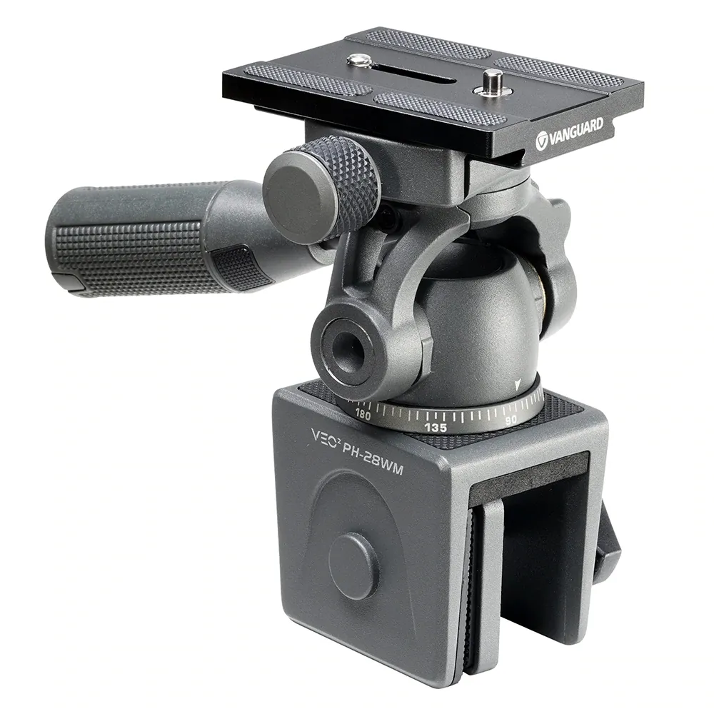 Mini trepied Vanguard VEO2 PH-28WM, Сap video panoramic cu 2 căi, Gri