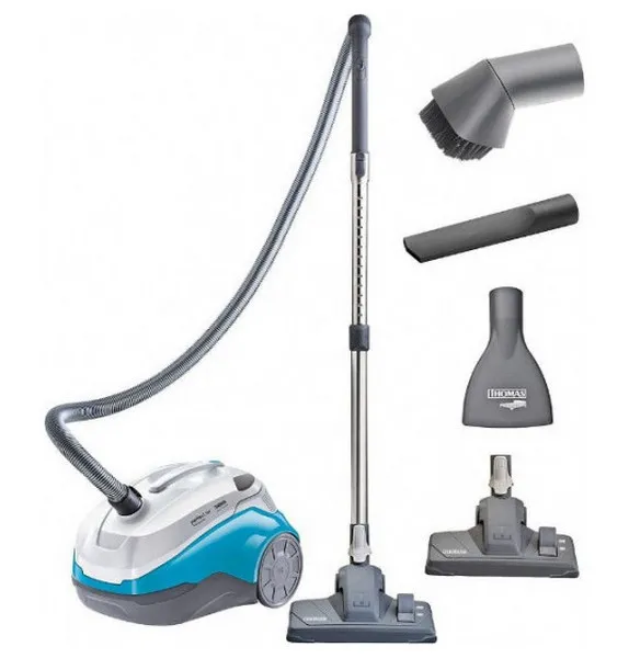 Aspirator Thomas DRY & AQUA-BOX PARKETT, Alb | Albastru