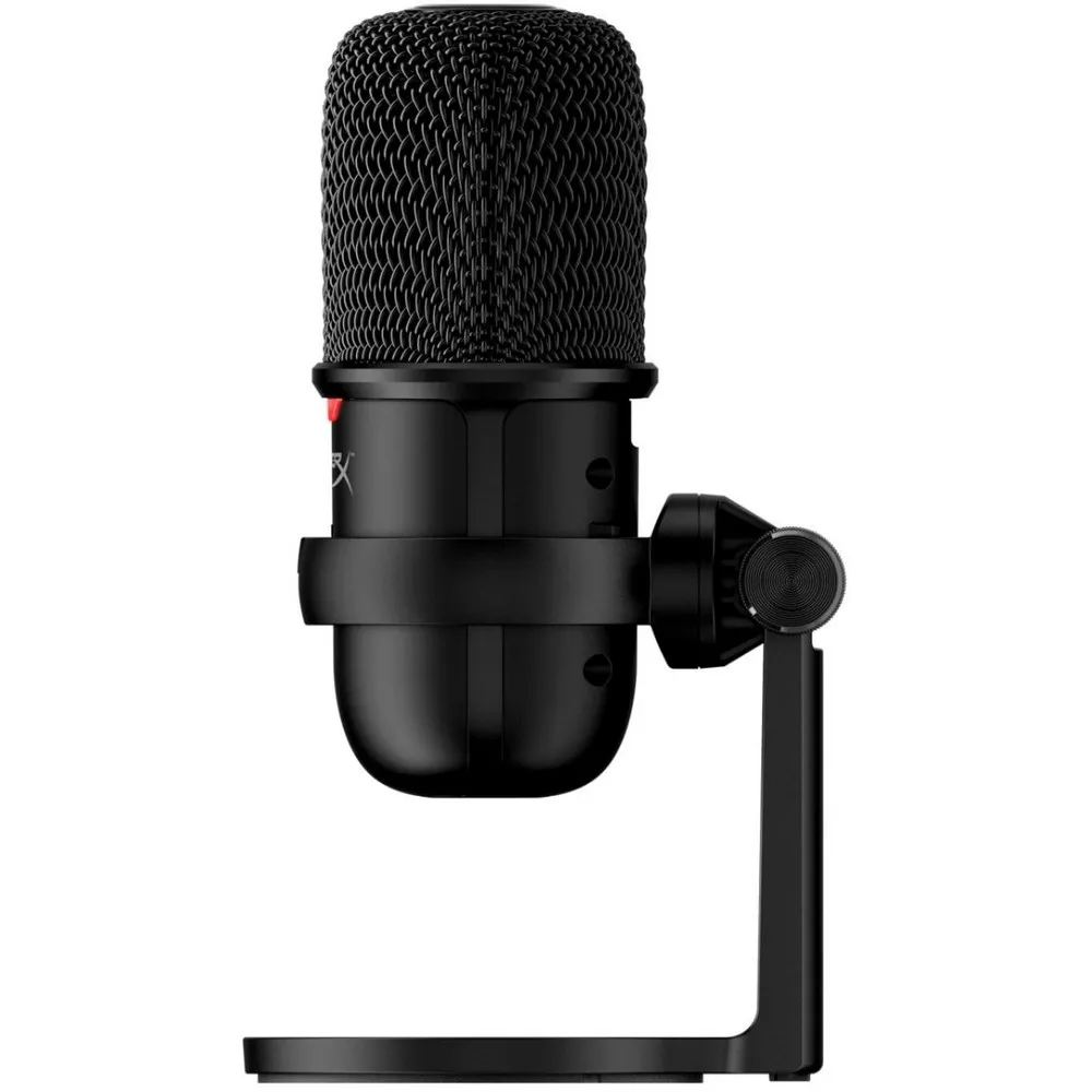 Microfon portabil pentru înregistrare vocală HyperX SoloCast, Cu fir, Negru