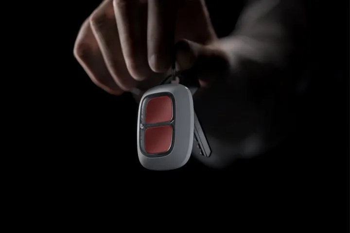 Buton de urgență Ajax DoubleButton, Alb