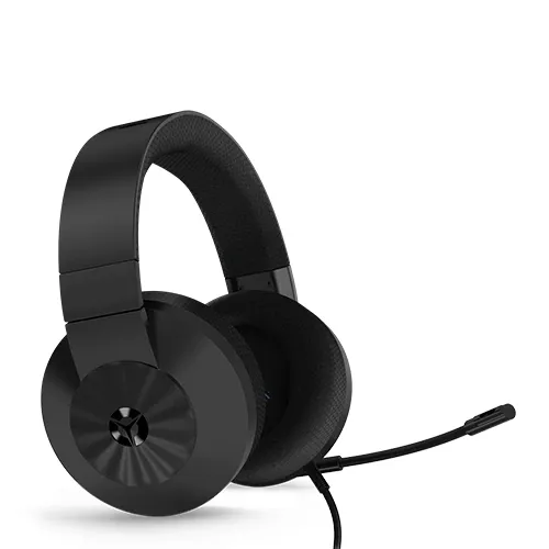 Căști gaming Lenovo H200, Cu fir, Negru