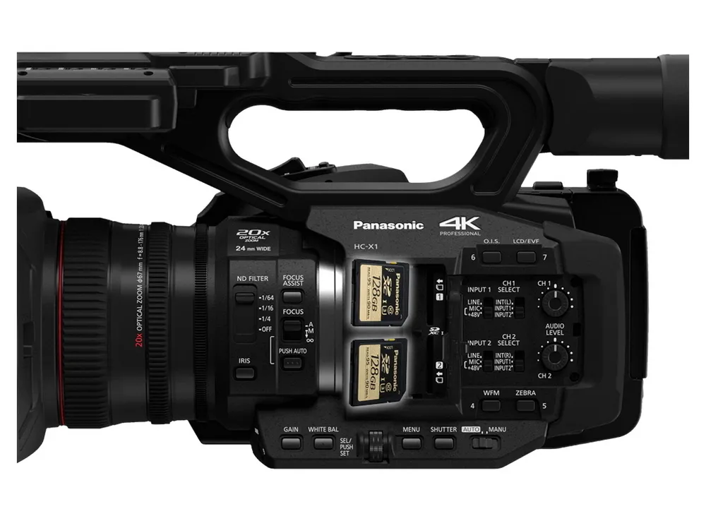Cameră video profesională Panasonic HC-X1EE, Negru