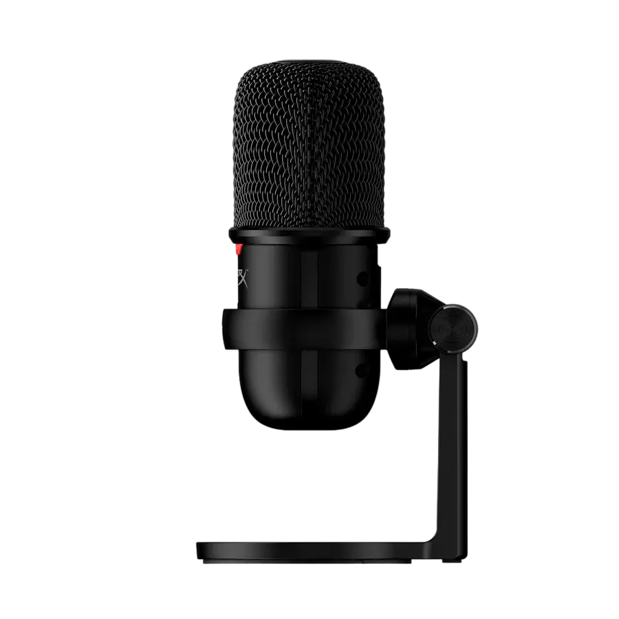 Microfon portabil pentru înregistrare vocală HyperX SoloCast, Cu fir, Negru