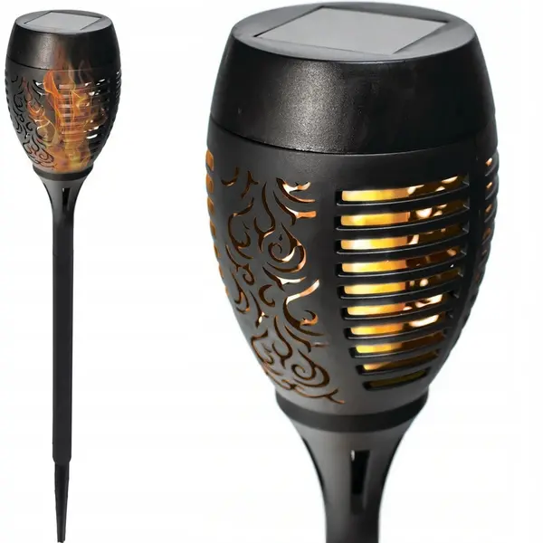 Lampa de gradina cu panou solar 36 LED (Efect flacara)