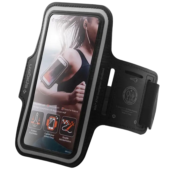 Husa arm band universala Spigen A700, Sport Armband, Negru