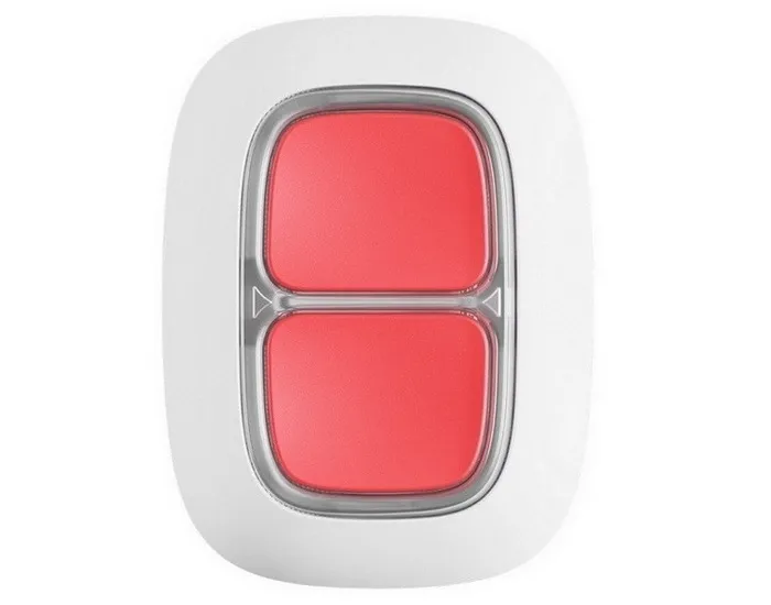 Buton de urgență Ajax DoubleButton, Alb