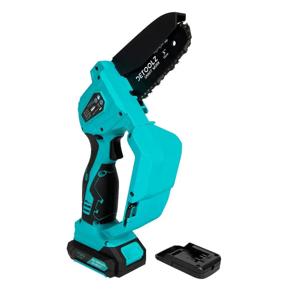 Fierăstrău cu lant pe acumulator Detoolz 110mm 18V 2Ah 