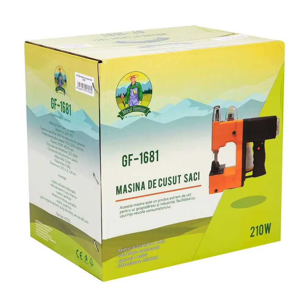 Masina de cusut saci 210W Micul Fermier