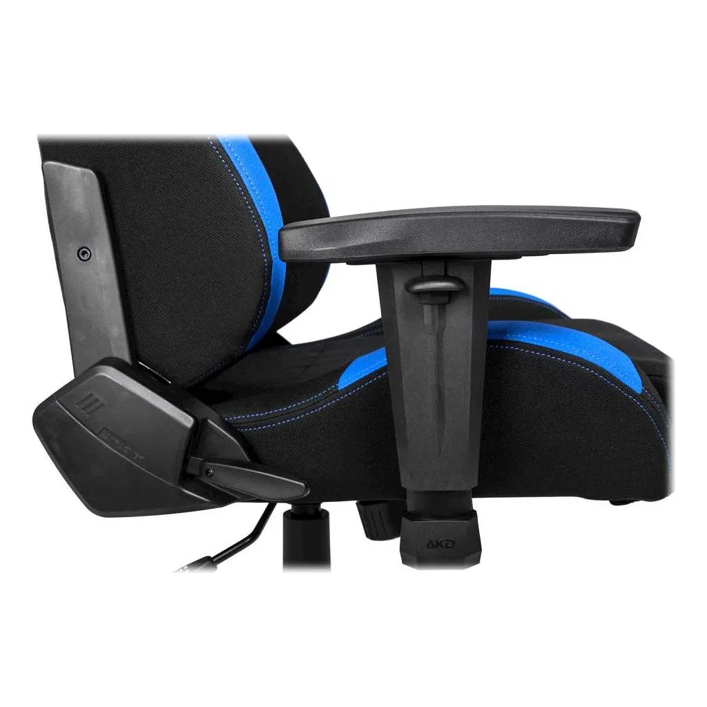 Scaun Gaming AKRacing CORE EX, Textil, Negru/Albastru