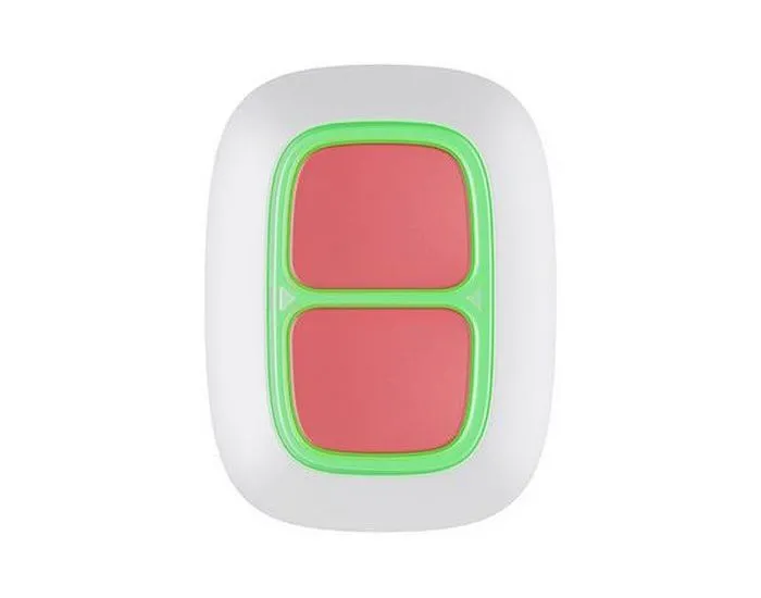 Buton de urgență Ajax DoubleButton, Alb