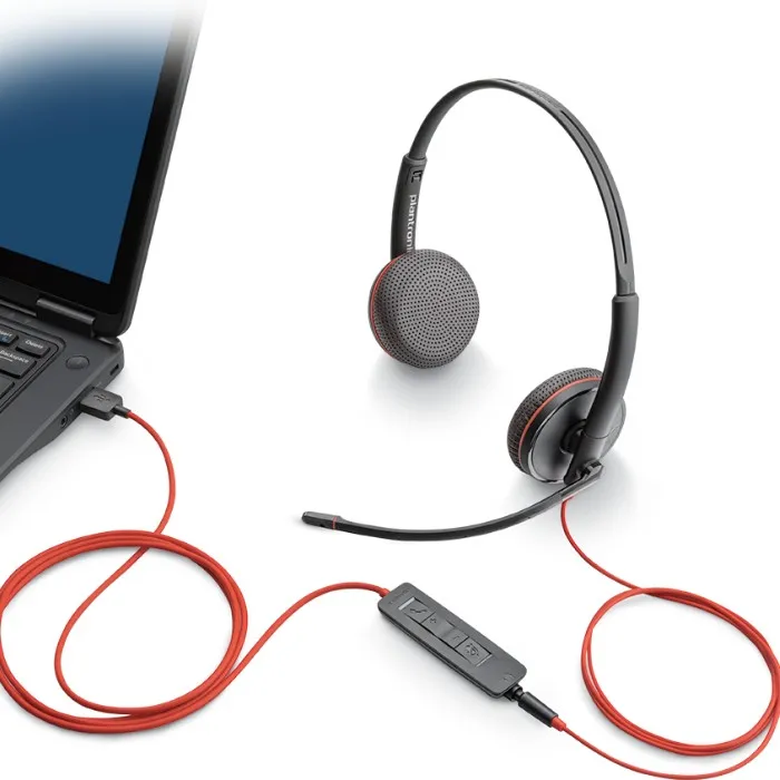 Căști Plantronics Blackwire C3220, Negru