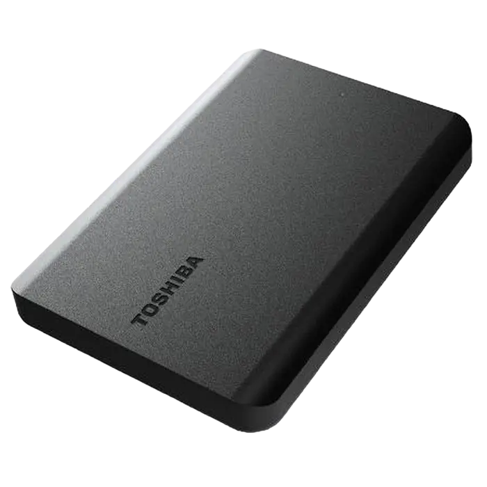 HDD portabil extern Toshiba Canvio Basics, 4 TB, Negru (HDTB540EK3CA)