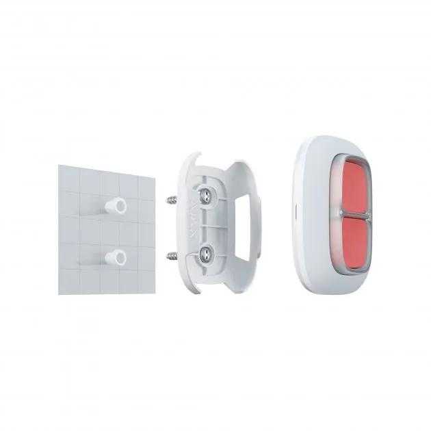 Buton de urgență Ajax DoubleButton, Alb
