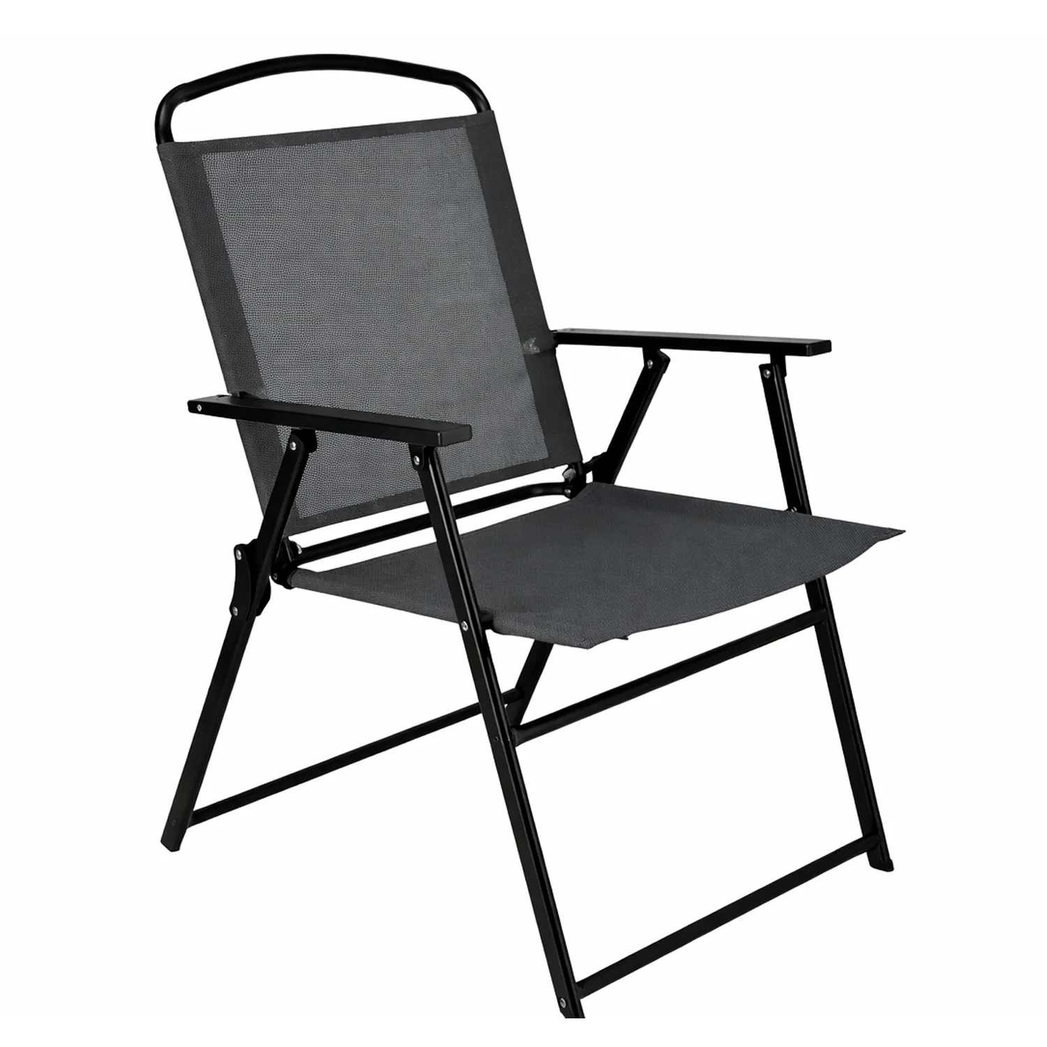 Scaun pliabil JUMI (negru)     