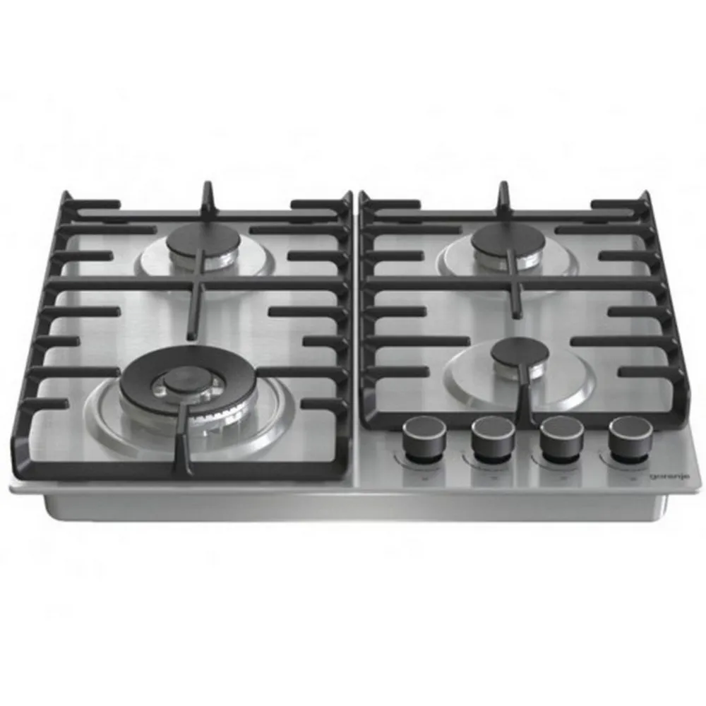 Plită pe gaz Gorenje GW 642 ABX, Oțel inoxidabil