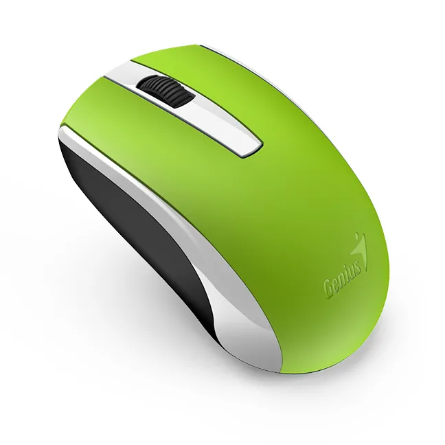 Mouse Wireless Genius ECO-8100, Verde