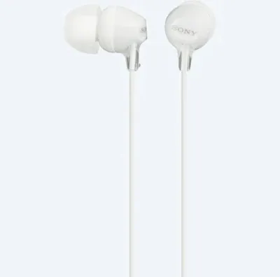 Căști SONY MDR-EX15AP, Alb
