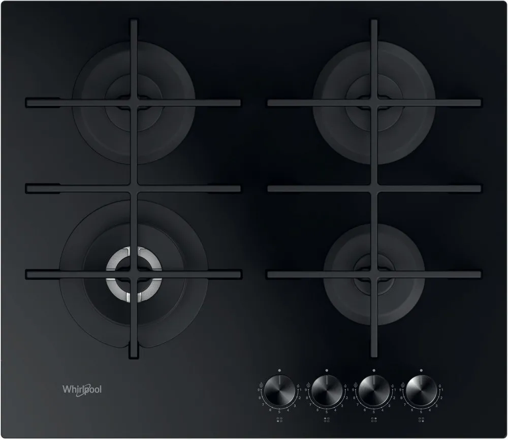 Plită pe gaz Whirlpool GOWL 628/NB, Negru