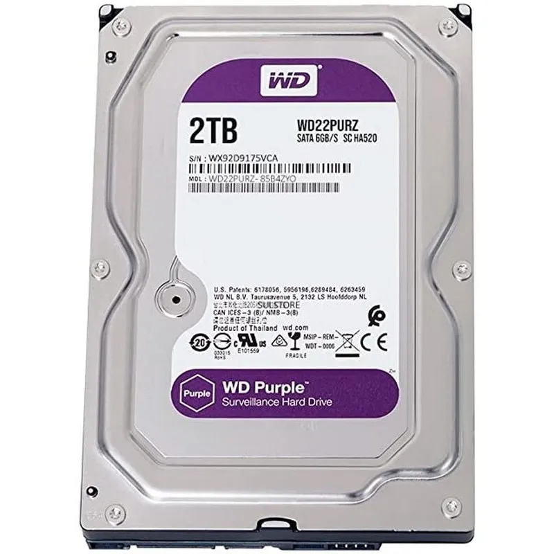 Unitate HDD Western Digital WD Purple, 3.5", 2 TB <WD22PURZ>