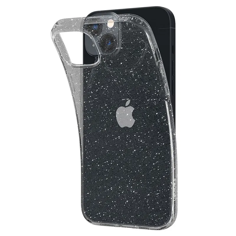 Husă Spigen iPhone 14 Liquid Crystal Glitter, Transparent
