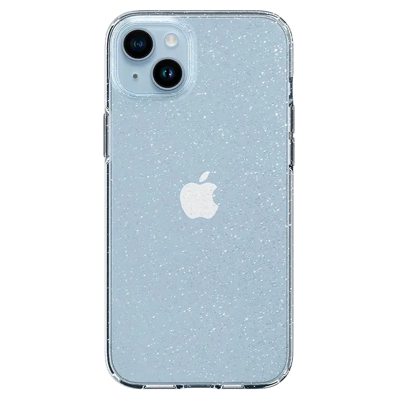 Husă Spigen iPhone 14 Liquid Crystal Glitter, Transparent
