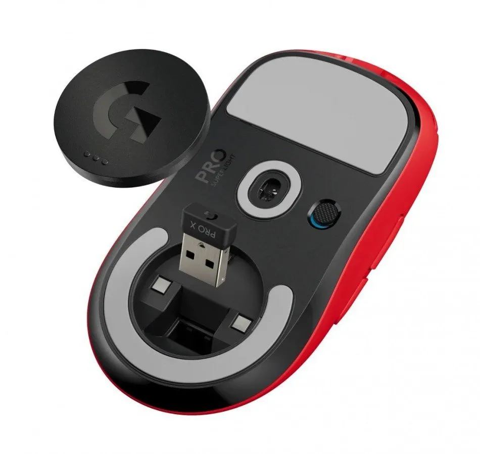 Gaming Mouse Logitech PRO X Superlight, Roșu