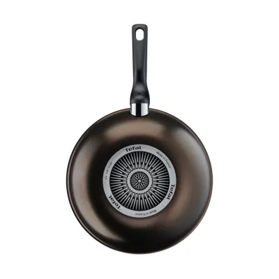 Tigaie WOK Tefal C3841953, 28cm, Negru