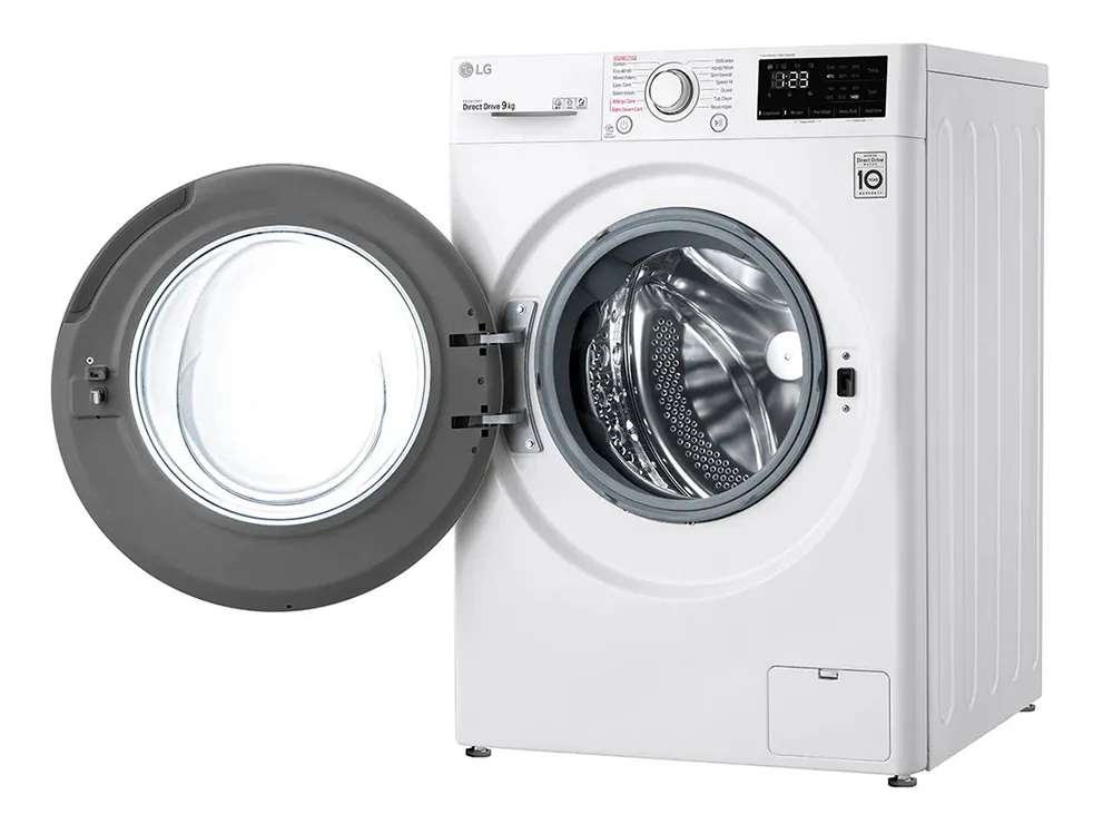 Mașină de spălat LG F4WV309S3E, 9kg, Alb