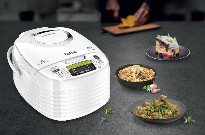 Aparat de gătit multifuncțional Tefal FUZZY SPHERICAL POT RK745, Alb