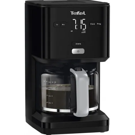 Cafetieră Tefal Smart&Light, 1000W, Negru