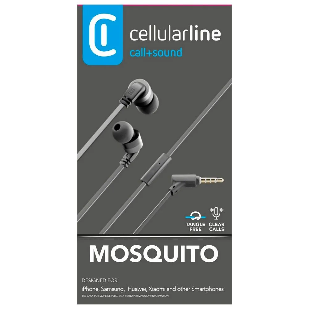 Căști Cellularline Mosquito, Negru
