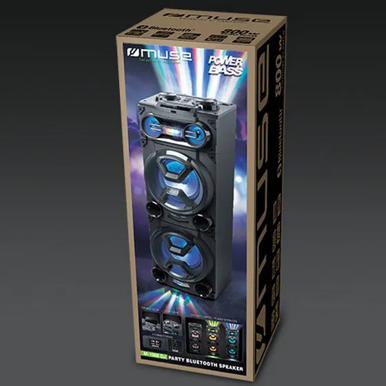 Boxă portabilă MUSE M-1986 DJ, Negru