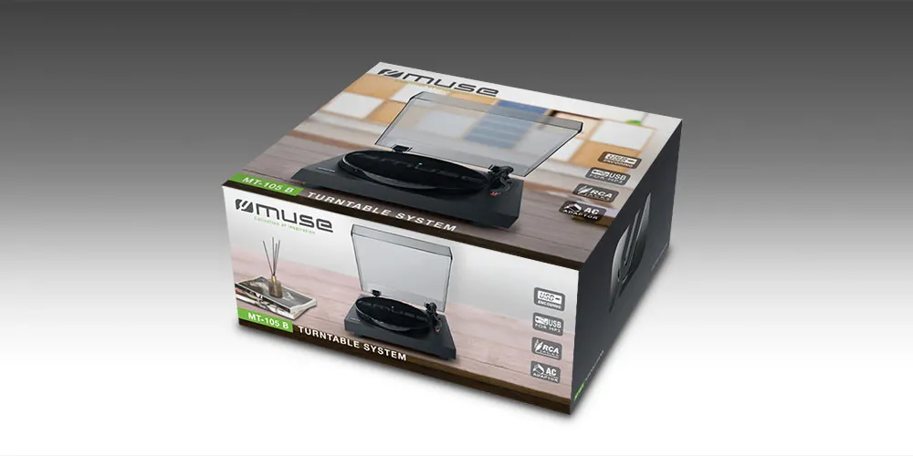 Sistem audio MUSE MT-105 B, Negru
