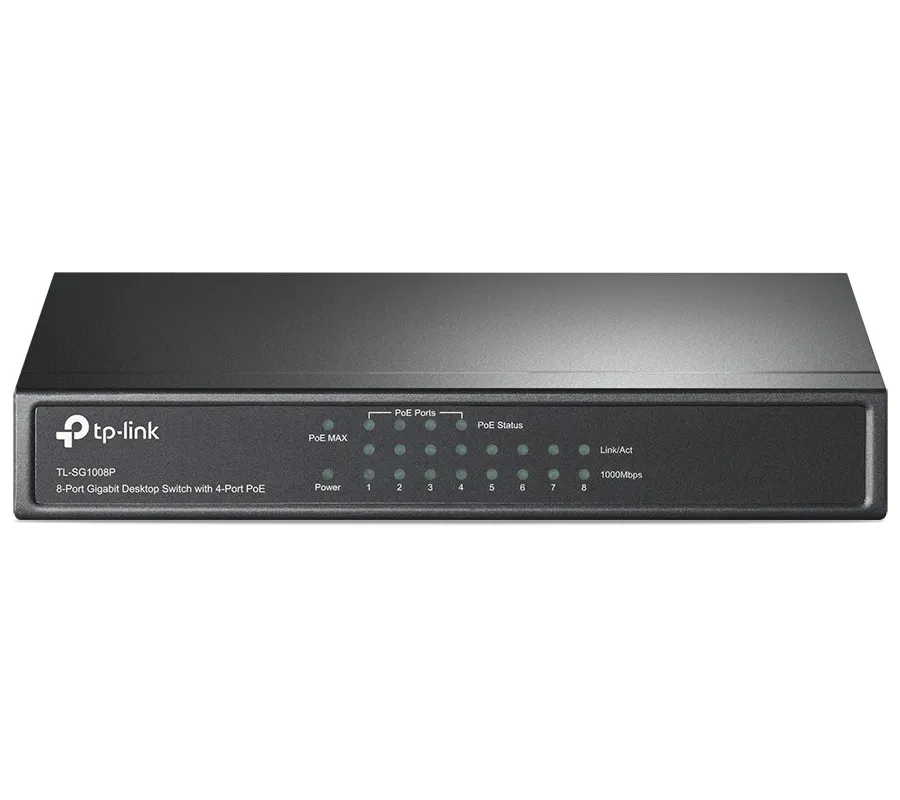 Comutator PoE TP-LINK TL-SG1008P, 4x IEEE 802.3af/at