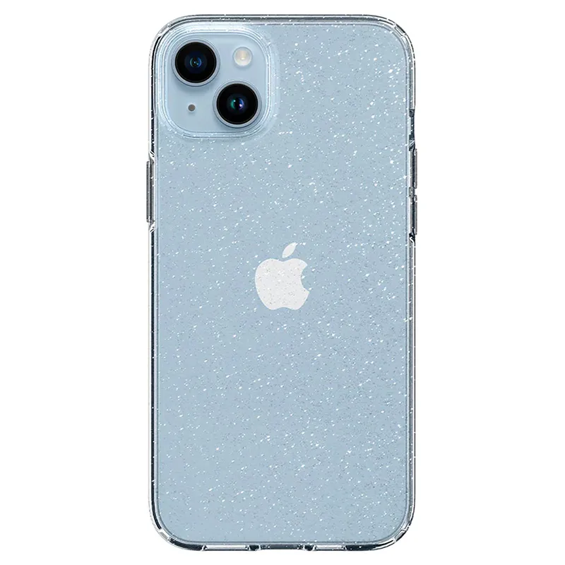 Husă Spigen iPhone 14 Liquid Crystal Glitter, Transparent