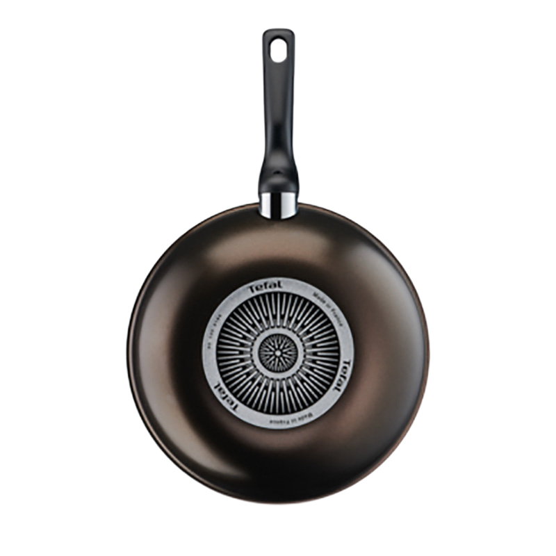 Tigaie WOK Tefal C3841953, 28cm, Negru