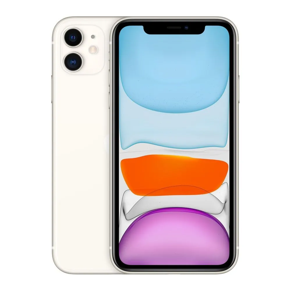 Smartphone Apple iPhone 11, 64GB/4GB, Alb